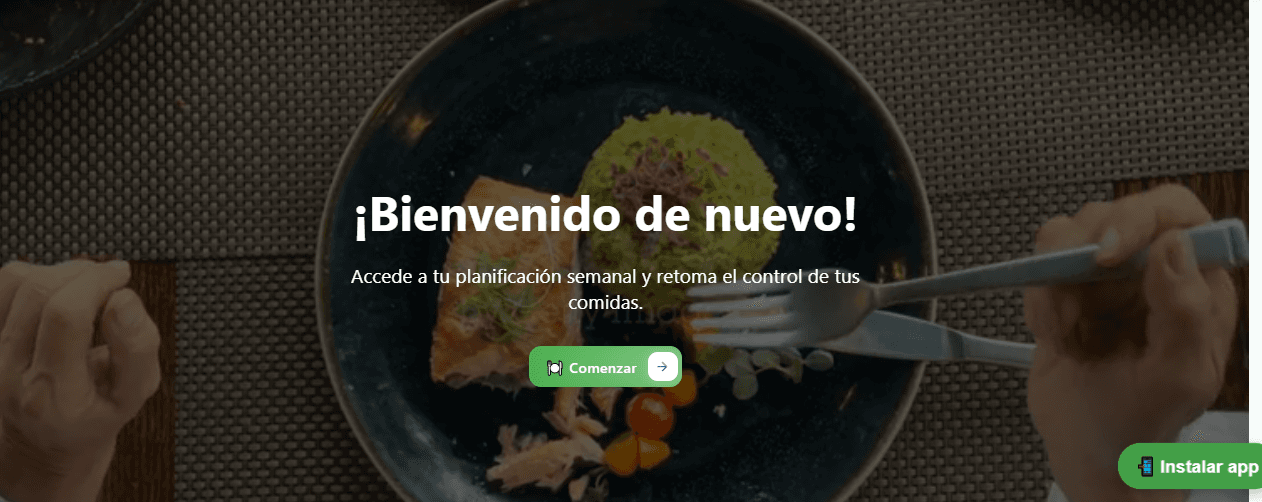 GastroFit - Planificador de comidas